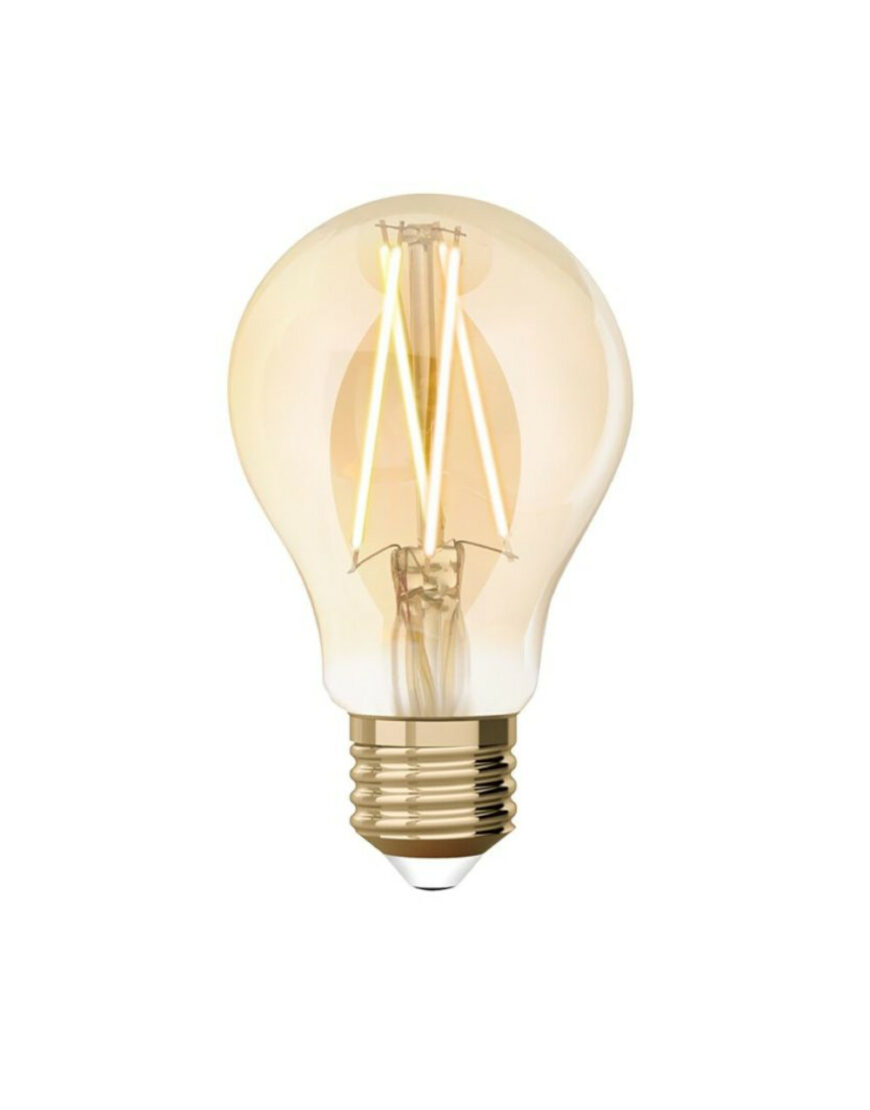 Έξυπνη λάμπα LED filament μελί A60 E27 7,5W ρυθμιζόμενο λευκό 2200-5500K Lutec Connect - 1-T8711001312