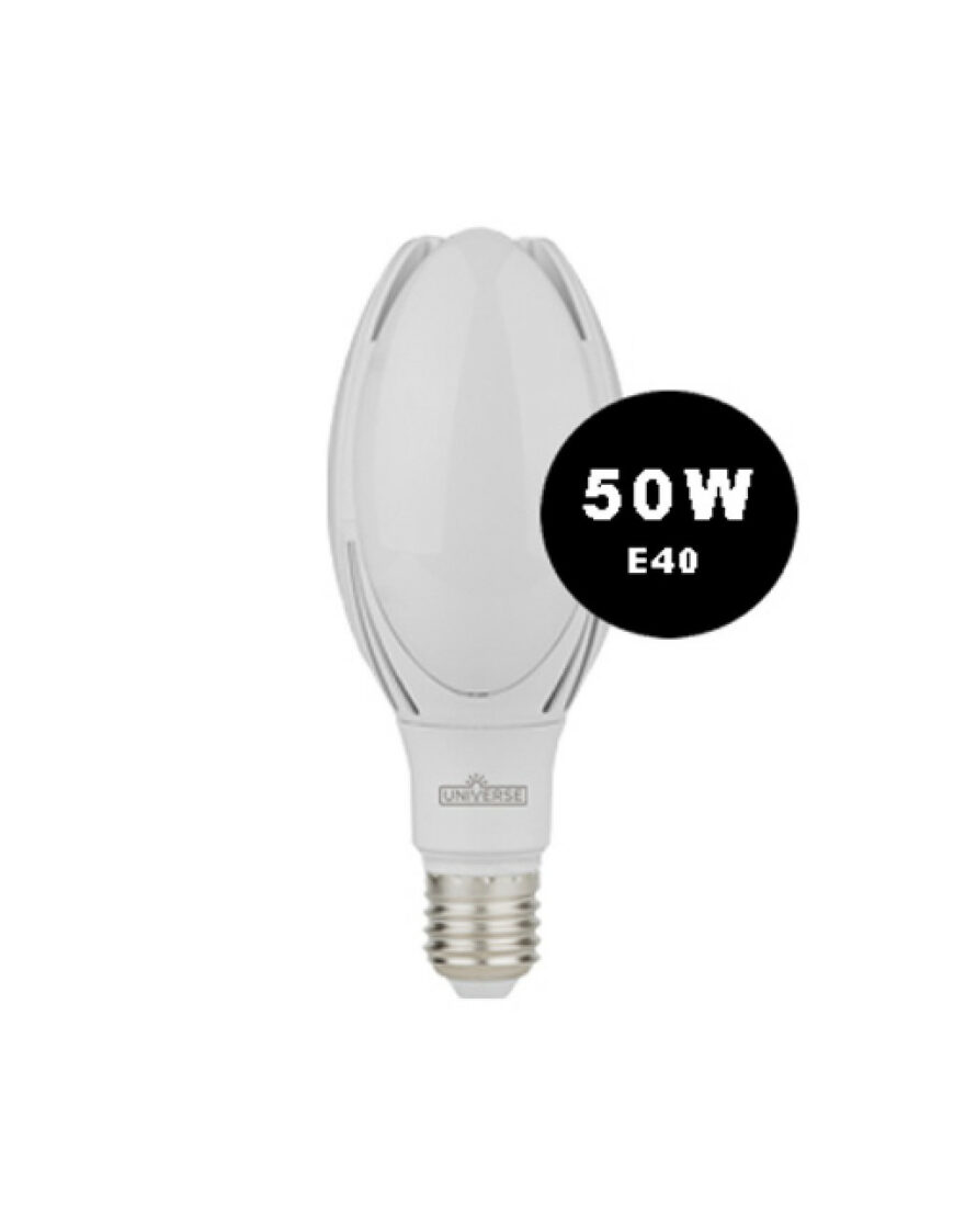 ΛΑΜΠΑ LED S2 50W E40 6500K 100-240V 5500lm 330° UNIVERSE - 2-U006064