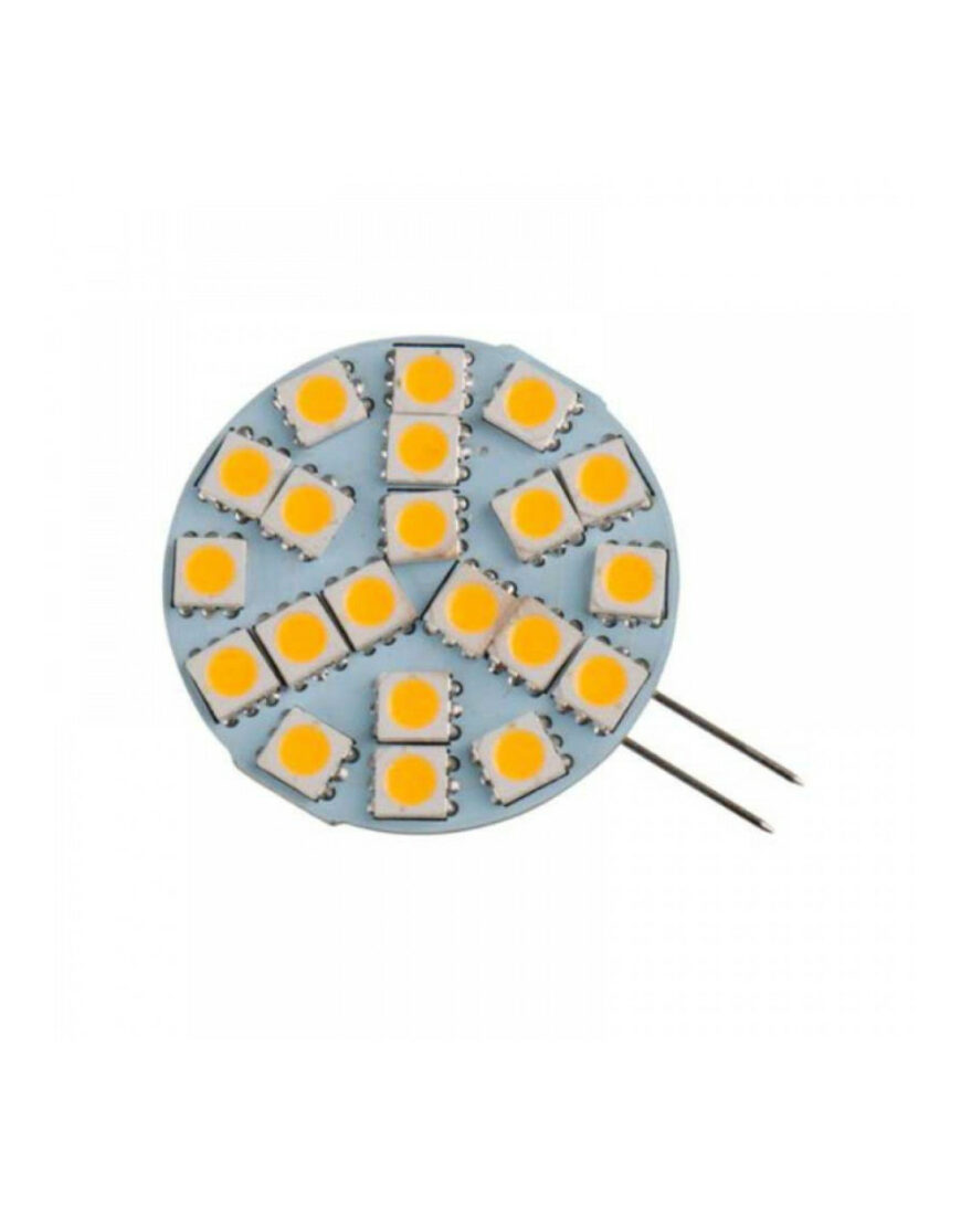 ΛΑΜΠΑ LED SMD G4 2,5W FLAT 3000K 12V AC/DC 300lm  UNIVERSE - 2-U009171