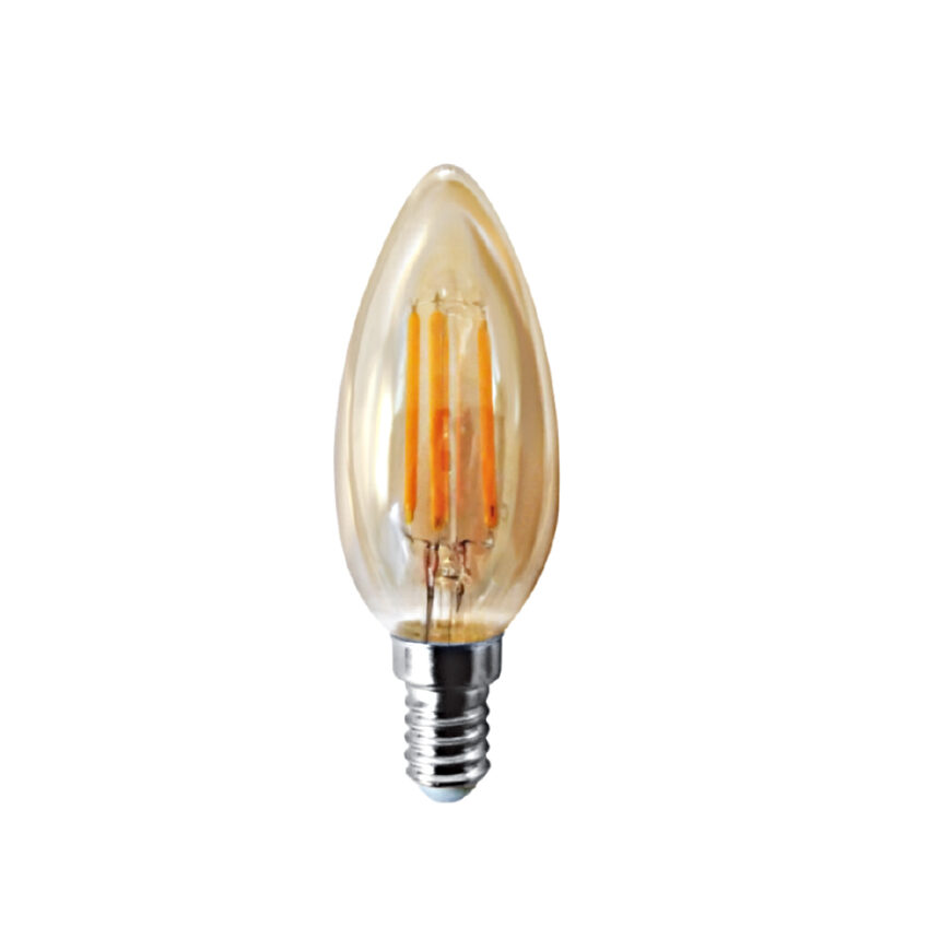 InLight Ε14 LED Filament C35 5watt με μελί κάλυμμα (7.14.05.40.1)