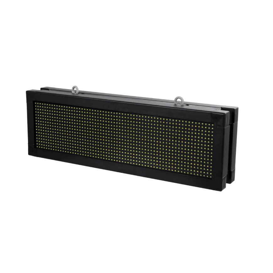 GloboStar® DISPLAY 90316 LED Scrolling Display 64x16cm - Κυλιόμενη Ψηφιακή Πινακίδα / Επιγραφή Διπλής Όψης P10 LED SMD AC 220-240V - Λειτουργία μέσω Wi-Fi με Εφαρμογή APP - Αισθήτηρας Θερμοκρασίας και Υγρασίας - Αδιάβροχο IP65 - Μ70.5 x Π11 x Υ22.5cm - Ψυχρό Λευκό 6000K - 1 Χρόνο Εγγύηση