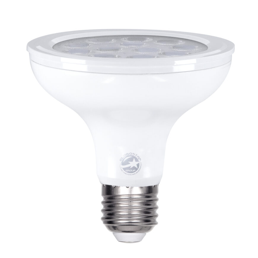 GloboStar® 60091 Λάμπα LED E27 PAR30 Σποτ 12W 1164lm 36° AC 220-240V IP20 Φ9.5 x Υ9.5cm Φυσικό Λευκό 4500K Dimmable - 3 Χρόνια Εγγύηση