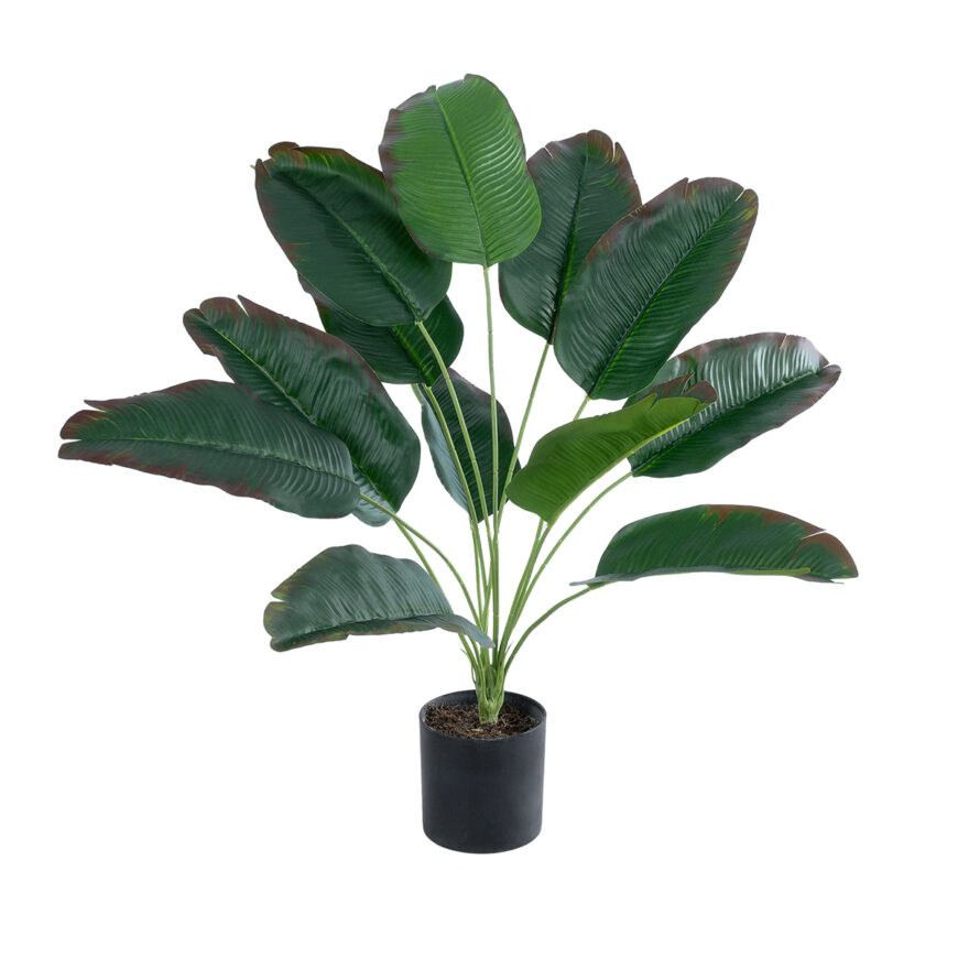 GloboStar® Artificial Garden BANANA PLANT 20928 - Διακοσμητικό Φυτό Μπανανιά Φ70 x Υ55cm