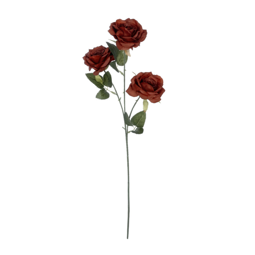 GloboStar® Artificial Garden RED CLIMBING ROSE BRANCH 21196 Τεχνητό Διακοσμητικό Κλαδί Τριαντάφυλλο Κόκκινο Y66cm