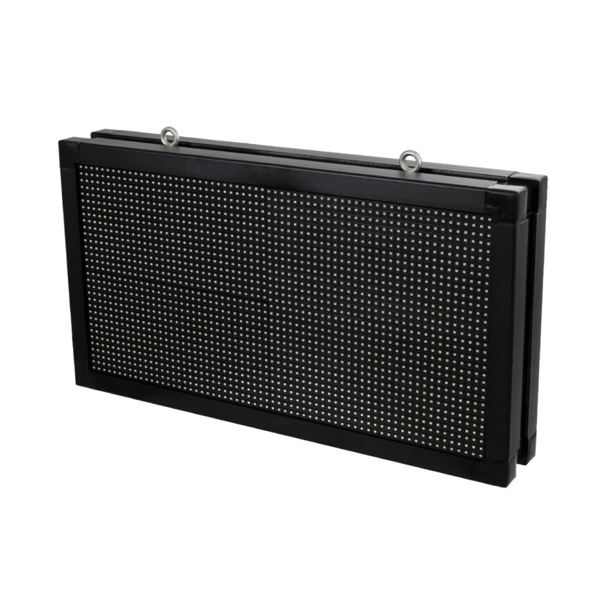 GloboStar® DISPLAY 90797 LED Scrolling Display 64x32cm - Κυλιόμενη Ψηφιακή Πινακίδα / Επιγραφή Διπλής Όψης P10 LED SMD AC 220-240V - Λειτουργία μέσω Wi-Fi με Εφαρμογή APP - Αισθήτηρας Θερμοκρασίας και Υγρασίας - Αδιάβροχο IP65 - Μ70 x Π11 x Υ38.5cm - Πράσινο - 1 Χρόνο Εγγύηση