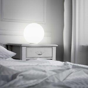 IDEAL LUX Επιτραπέζιο Φωτιστικό MAPA 1xE27 Λευκού Χρώματος – 009131