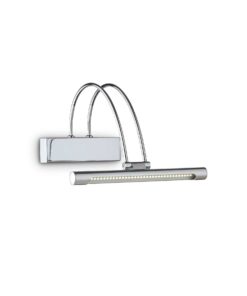 IDEAL LUX Απλίκα Τοίχου BOW LED 2.5W 3000K Χρωμίου – 005386