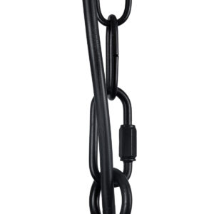 GloboStar® PENNSYLVANIA 00541 Vintage Κρεμαστό Φωτιστικό Οροφής Πολύφωτο 6 x E14 Μαύρο Μεταλλικό Πολυέλαιος με Μπεζ Σχοινί Φ64 x Y63cm