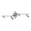 IDEAL LUX Φωτιστικό Οροφής ALFA 4xGU10 Νίκελ Χρώματος – 006321