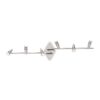 IDEAL LUX Φωτιστικό Οροφής ALFA 6xGU10 Νίκελ Χρώματος – 006338