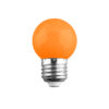 GloboStar® S-40007 Λάμπα LED E27 G45 Γλομπάκι 2W 120lm 260° AC 220-240V IP20 Φ4.5 x Υ6.9cm Πορτοκαλί – 2 Χρόνια Εγγύηση