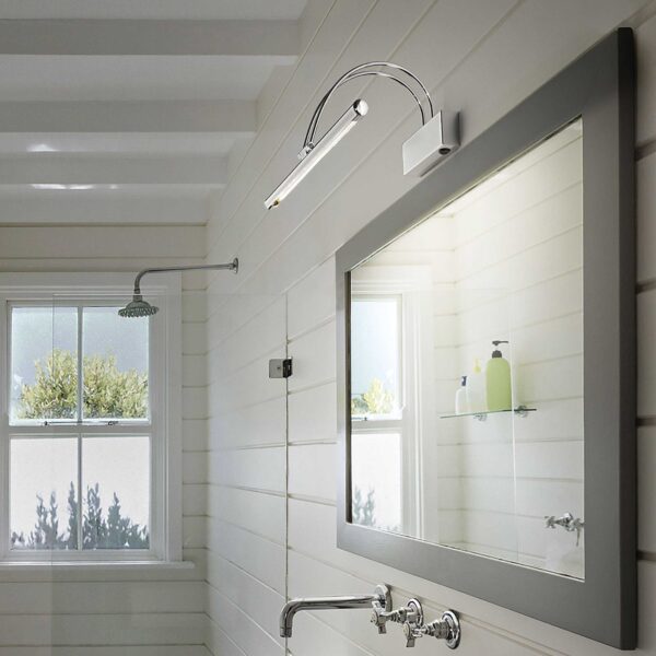 IDEAL LUX Απλίκα Τοίχου BOW LED 4.5W 3000K Χρωμίου – 007045