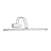 IDEAL LUX Απλίκα Τοίχου BOW LED 8W 3000K Χρώματος Χρωμίου – 007021