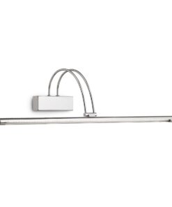 IDEAL LUX Απλίκα Τοίχου BOW LED 8W 3000K Χρώματος Χρωμίου – 007021