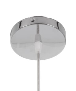 GloboStar® TAHITI 00710 Vintage Κρεμαστό Φωτιστικό Οροφής Μονόφωτο 1 x E27 Μπεζ Ξύλινο Bamboo Φ38 x Y50cm