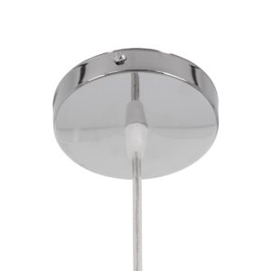 GloboStar® TAHITI 00710 Vintage Κρεμαστό Φωτιστικό Οροφής Μονόφωτο 1 x E27 Μπεζ Ξύλινο Bamboo Φ38 x Y50cm