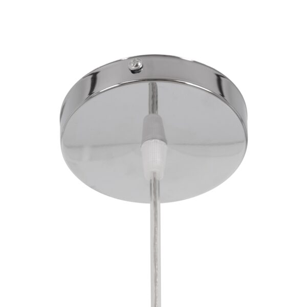 GloboStar® TAHITI 00710 Vintage Κρεμαστό Φωτιστικό Οροφής Μονόφωτο 1 x E27 Μπεζ Ξύλινο Bamboo Φ38 x Y50cm