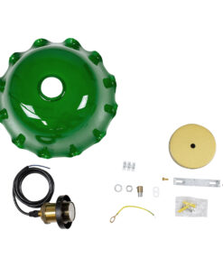 GloboStar® LIBRARY 00767 Vintage Κρεμαστό Φωτιστικό Οροφής Μονόφωτο 1 x E27 Πράσινο Γυάλινο Καμπάνα με Χρυσό Ντουί Φ26 x Υ20cm