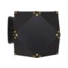 GloboStar® WELLES Replica 00795 Μοντέρνο Φωτιστικό Τοίχου Απλίκα Δίφωτο Μεταλλικό Μαύρο – Χρυσό Μ52 x Π21 x Υ17cm