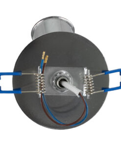 GloboStar® SARA 00850 Μοντέρνο Χωνευτό Φωτιστικό Οροφής / Τοίχου Μονόφωτο 1xE27 Μεταλλικό Ασημί Νίκελ Φ8 x Υ8.5cm