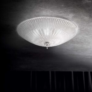 IDEAL LUX Φωτιστικό Οροφής SHELL 4xE27 Κρύσταλλο – 008615