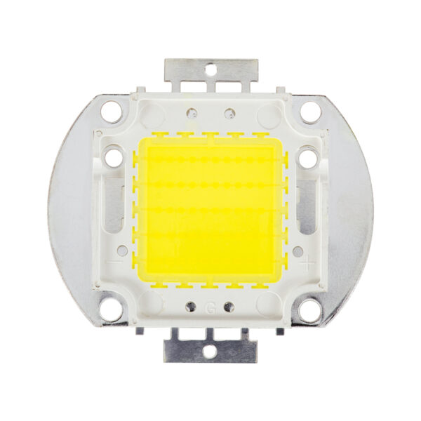 GloboStar® 73762 Υψηλής Ισχύος LED COB BRIDGELUX 50W 4500lm DC 28-32V – Μ5.6 x Π5.2 x Υ0.6cm – Ψυχρό Λευκό 6000K – 2 Χρόνια Εγγύηση