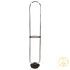 Φωτιστικό δαπέδου Reflect pakoworld LED μαύρο Φ26×165εκ 009-000120