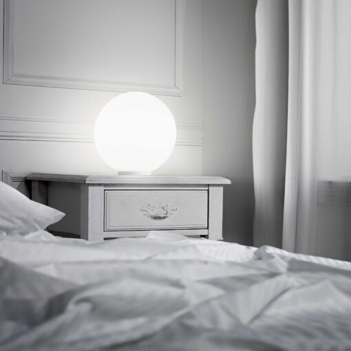 IDEAL LUX Επιτραπέζιο Φωτιστικό MEDEA 1xE27 Λευκού Χρώματος – 096711