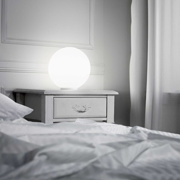 IDEAL LUX Επιτραπέζιο Φωτιστικό MEDEA 1xE27 Λευκού Χρώματος – 096711