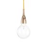IDEAL LUX Κρεμαστό Φωτιστικό MINIMAL1xE27 Χρυσού Χρώματος – 009391
