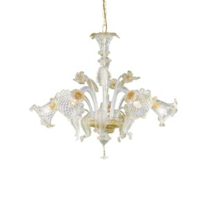 IDEAL LUX Κρεμαστό Φωτιστικό RIALTO 5xE14 Κρύσταλλο – 009704