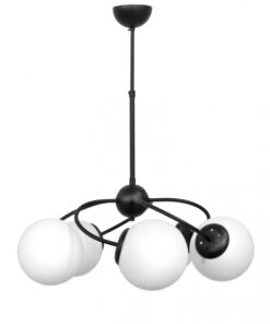 TOP/5L BLACK-WHITE  ΜΟΝΤΕΡΝΟ ΠΟΛΥΦΩΤΟ ΜΕ ΜΠΑΛΕΣ Heronia – 01-0310