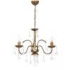 BISTRO/3L GOLD MAT ΠΟΛΥΦΩΤΟ Ε/14 ΚΕΡΙ ΜΕ ΚΡΥΣΤΑΛΛΑ Heronia – 01-0313