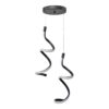 LED ΦΩΤΙΣΤΙΚΟ COBRA 2L BLACK 2x24W 4000K & 6500K  h85xΦ30 Heronia – 01-0327