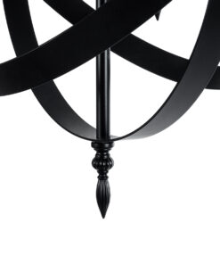 GloboStar® ESTELLE 01003 Vintage Industrial Κρεμαστό Φωτιστικό Οροφής Πολύφωτο 8 x E14 AC220-240V IP20 – Φ65 x Y50cm – Μαύρο Μεταλλικό Πολυέλαιος Πλέγμα – 5 Χρόνια Εγγύηση