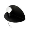 Faro Barcelona NIT Left black wall lamp E27   – 01004