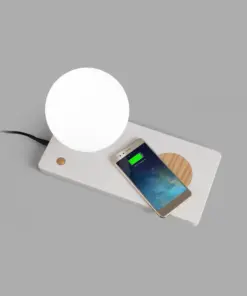 Faro Barcelona NIKO GLASS Επιτραπέζιο Φωτιστικό LED σε Λευκό Χρώμα 7W 3000K – 01007A