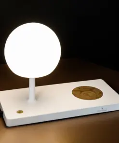 Faro Barcelona NIKO GLASS Επιτραπέζιο Φωτιστικό LED σε Λευκό Χρώμα 7W 3000K – 01007A