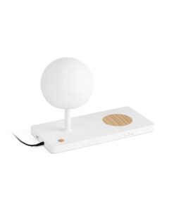 Faro Barcelona NIKO GLASS Επιτραπέζιο Φωτιστικό LED σε Λευκό Χρώμα 7W 3000K – 01007A