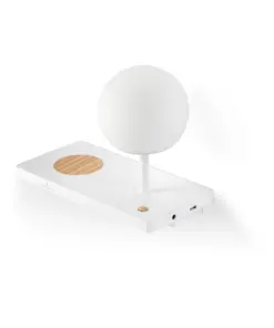 Faro Barcelona NIKO GLASS Αριστερό φωτιστικό τοίχου LED σε Λευκό Χρώμα 7W 3000K – 01014A