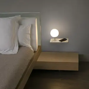 Faro Barcelona NIKO PC Δεξί  Φωτιστικό Τοίχου Διαχύτης Η/Υ LED σε Λευκό Χρώμα 7W 3000K  – 01027A