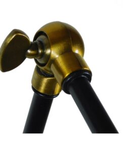 GloboStar® OLIVIA 01068 Vintage Φωτιστικό Τοίχου Απλίκα Μονόφωτο με Σπαστό Μεταλλικό Βραχίονα και Γυάλινη Καμπάνα Φ19 x Μ63 x Π19 x Υ77cm