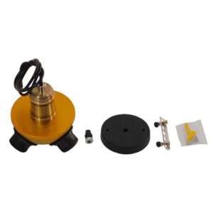 GloboStar® COPPER 01076 Vintage Ιndustrial Κρεμαστό Φωτιστικό Οροφής Τρίφωτο Χρυσό Μεταλλικό Φ12 x Y13cm