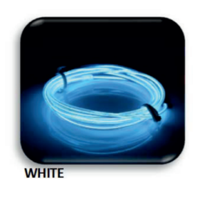 NEON FLUORESCENT LIGHT WHITE 3m ΜΕ ΤΡΟΦΟΔΟΤΙΚΟ ΜΠΑΤΑΡΙΑΣ (2ΧΑΑ not icl.) UNIVERSE – 2-U011143