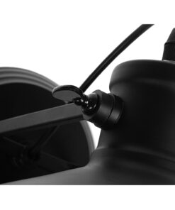 GloboStar® CELL 01118 Vintage Industrial Φωτιστικό Τοίχου Απλίκα Μονόφωτο Μαύρο Μεταλλικό Πλέγμα με Καμπάνα Φ27 x Μ33 x Π27 x Υ33cm