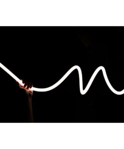 GloboStar® 70593 TUBE 360° Degree Neon Flex Epistar LED SMD 2835 1m 12W/m 120LED/m 1212lm/m 360° DC 230V Αδιάβροχη IP68 Κόκκινο Dimmable