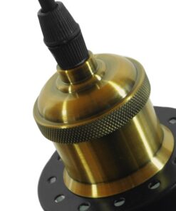 GloboStar® BINGLEY 01075 Vintage Κρεμαστό Φωτιστικό Οροφής Μονόφωτο 1 x E27 Γυάλινο Καμπάνα Φ20 x Y15cm