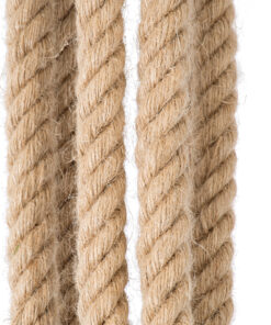 GloboStar® HELLET 01193 Vintage Industrial Κρεμαστό Φωτιστικό Οροφής Πολύφωτο 6 x E27 Μαύρο Μεταλλικό Πλέγμα με Μπεζ Σχοινί Φ72 x Y80cm