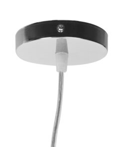 GloboStar® OCEANA 01200 Vintage Κρεμαστό Φωτιστικό Οροφής Μονόφωτο 1 x E27 Μπεζ Ξύλινο Ψάθινο Rattan Φ20 x Υ20cm