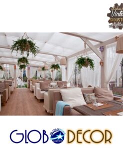 GloboStar® BAHAMAS 01202 Vintage Κρεμαστό Φωτιστικό Οροφής Μονόφωτο 1 x E27 Μπεζ Ξύλινο Ψάθινο Bamboo Φ30 x Υ47cm